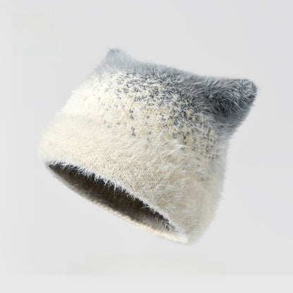 Warm Knitted Beanie with Ear Coverage