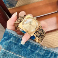 Luxe Leopard Strap Watch