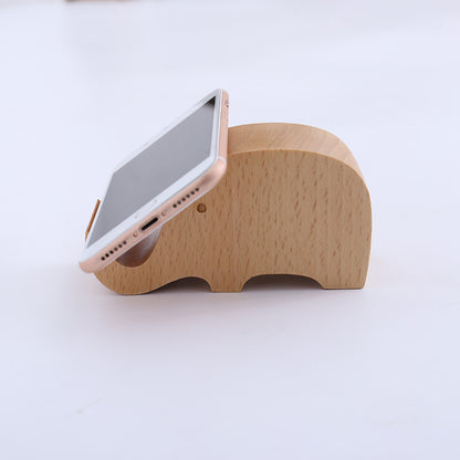 Wooden Animal Phone Stand