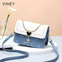AriaLuxe 2025 Season Edit - Genuine Leather Crossbody with Raffia Set
