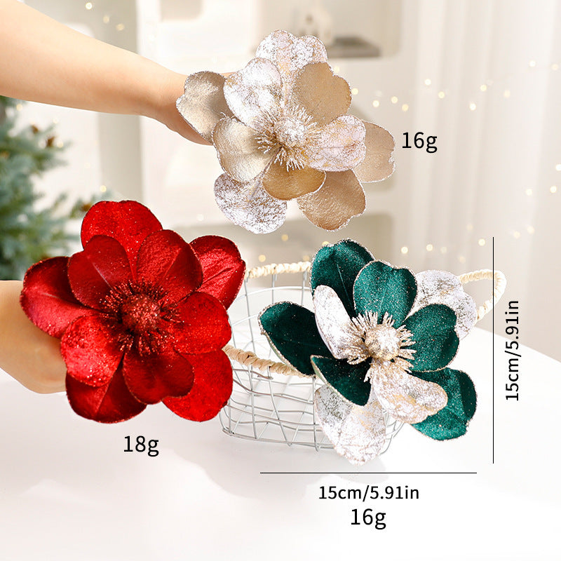 Christmas Flower Ornaments - Decorations