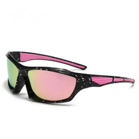 AriaLuxe Sport Sunglasses – Oval Frame with Mirrored Lenses