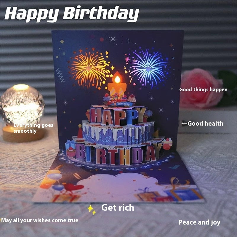 Deluxe 3D Pop-Up Birthday Card