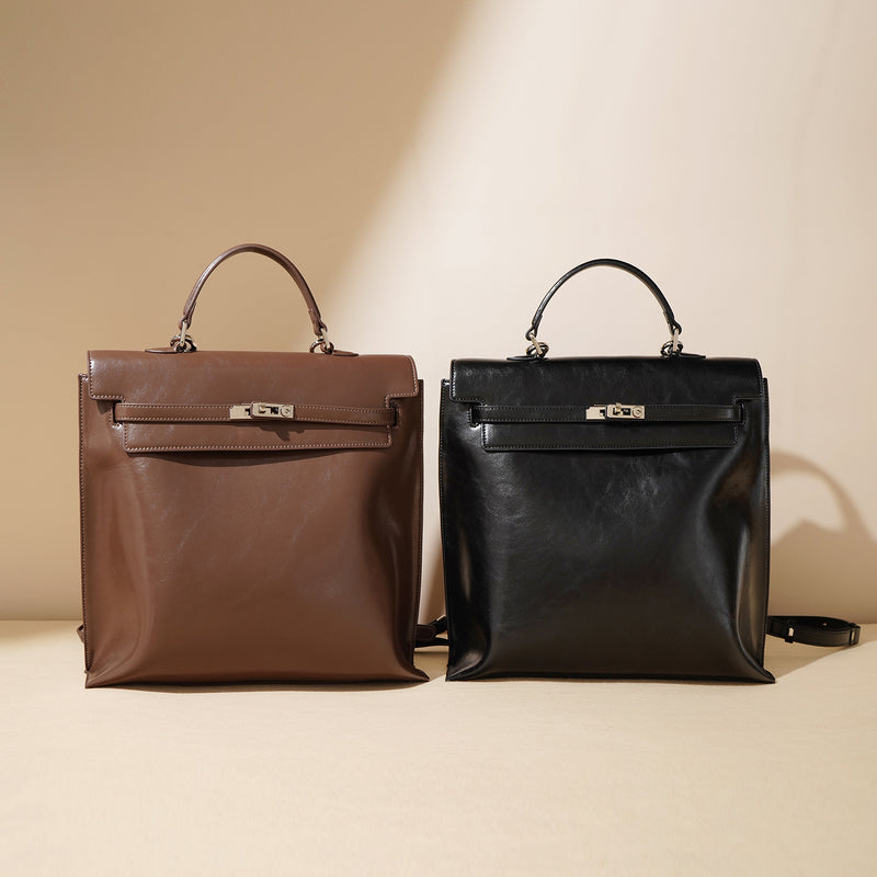 Luxe Signature Kelly Weekender - Genuine Leather