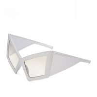 Double Circle Oversized Sunglasses – Avant-Garde Sculptural Frame