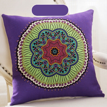 Handcrafted Bohemian Pillow Set – Colorful Mandala Designs