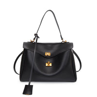 The Bexley XL Corduroy Carryall — Lock-Clasp Shoulder & Crossbody Bag