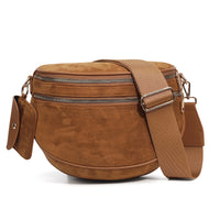 Checkerboard Pattern Crossbody Shell Bag