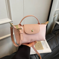 Dumpling Luxe Crossbody - Nylon Mini Bag in Trendy Colors