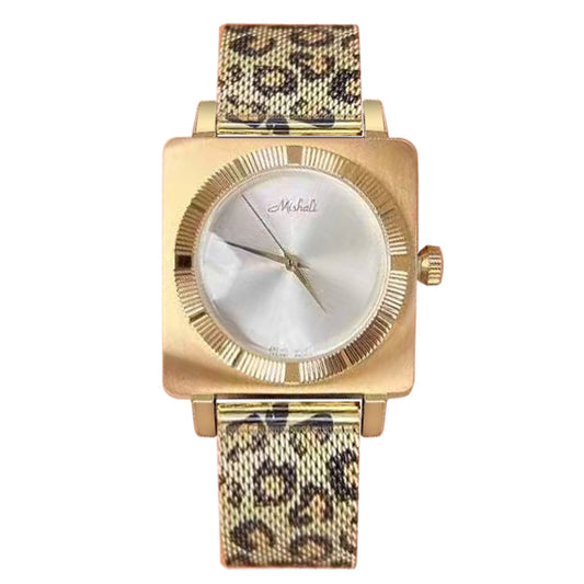 Luxe Leopard Strap Watch