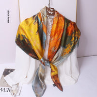 The Mulberry Square Silk Scarf