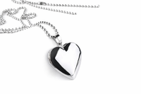 Love Heart Heart Pendant Necklace