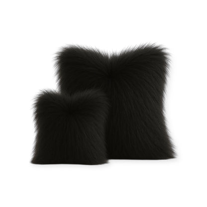 Blush Luxe Faux Fur Pillow Set (2 Pieces)