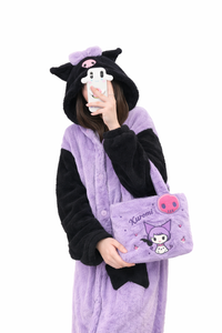 Kuromi inspired Fleece Nightgown