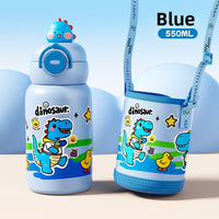 Cartoon Bear Insulated Kids Water Bottle