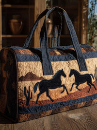 Luxe Quilted Carry-All Gym & Travel Bag