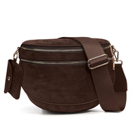 Checkerboard Pattern Crossbody Shell Bag