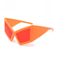 Double Circle Oversized Sunglasses – Avant-Garde Sculptural Frame
