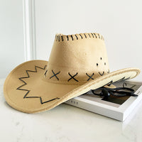 The Marlowe Wide-Brim Western Sun Hat — Breathable & Packable