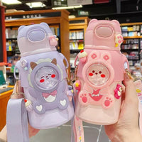 Cartoon Bear Insulated Kids Water Bottle