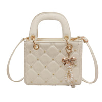 Mini Quilted Faux Leather Tote Bag