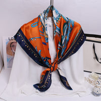 The Mulberry Square Silk Scarf