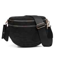 Checkerboard Pattern Crossbody Shell Bag