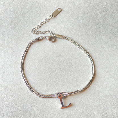 Initial Love Knot Bracelet