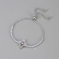 Zircon Floral  Bracelet