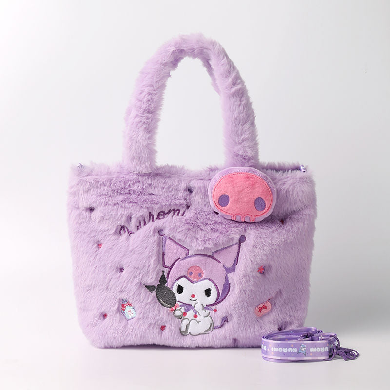 Plush Character-Inspired Crossbody Bag
