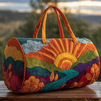 Luxe Quilted Carry-All Gym & Travel Bag