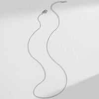 The Pétale Zircon Bloom Necklace — Adjustable Titanium Steel