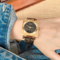 Luxe Leopard Strap Watch