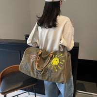 Graffiti Travel Bag with Large Capacity