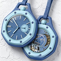 The Luxe Pop Icon — Flower-Dial Quartz Pocket Watch