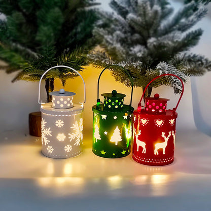 Christmas Glow Lanterns – Cozy LED Candle Lights for Winter Nights