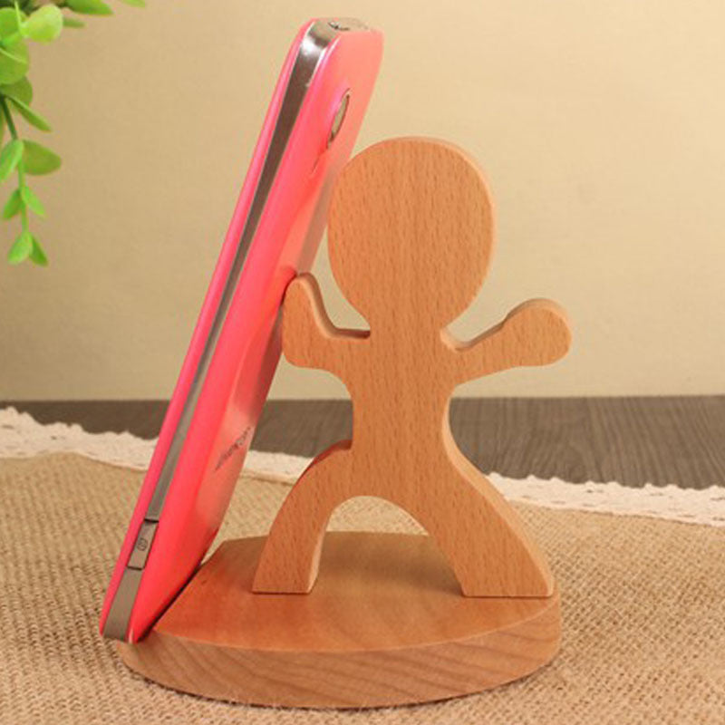 Wooden Animal Phone Stand
