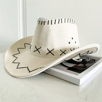 The Marlowe Wide-Brim Western Sun Hat — Breathable & Packable