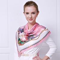 The Mulberry Square Silk Scarf