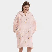 🖤 Aria Luxe CozyCloud Hoodie Blanket