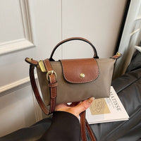 Dumpling Luxe Crossbody - Nylon Mini Bag in Trendy Colors