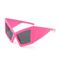 Double Circle Oversized Sunglasses – Avant-Garde Sculptural Frame