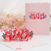 3D Mother's Day Greeting Cards Paper Carving Designs