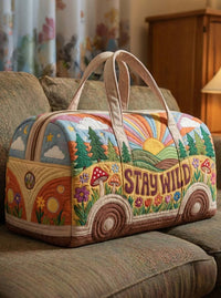 Luxe Quilted Carry-All Gym & Travel Bag
