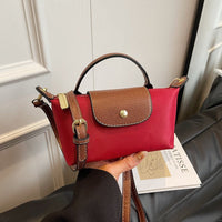 Dumpling Luxe Crossbody - Nylon Mini Bag in Trendy Colors