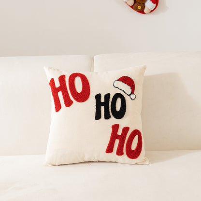 Aria Luxe Holiday Pillow Covers – Festive Embroidered Collection