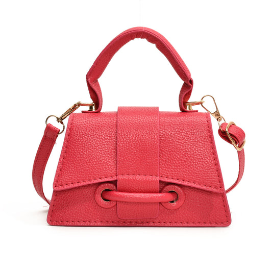 Aria Luxe square mini crossbody PU handbag