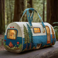 Luxe Quilted Carry-All Gym & Travel Bag