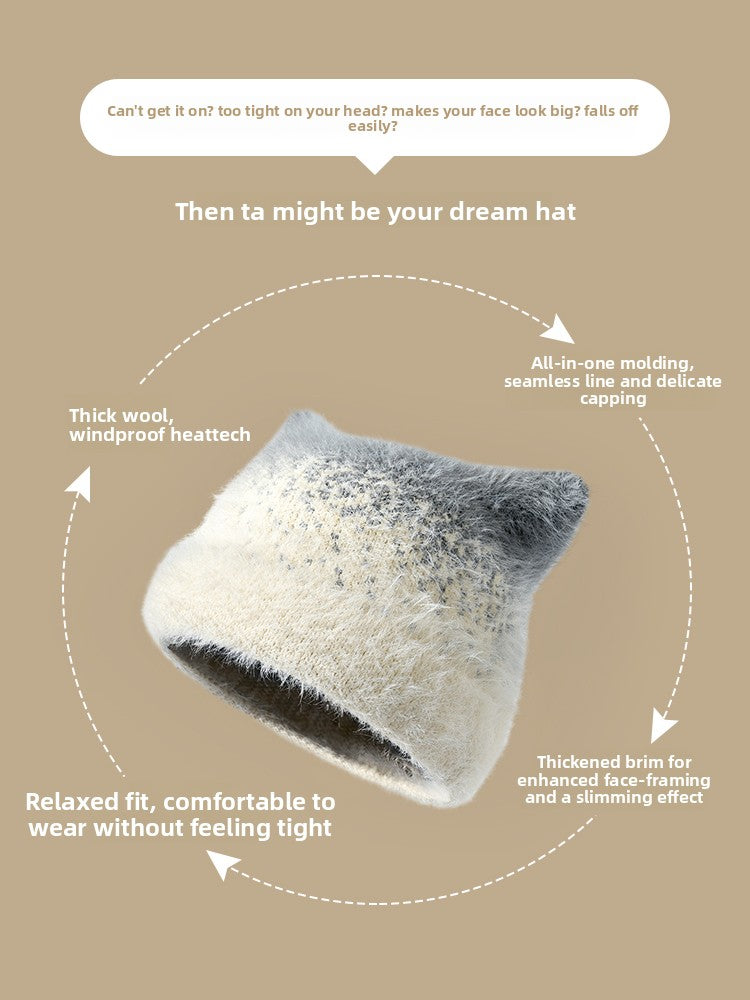 Warm Knitted Beanie with Ear Coverage