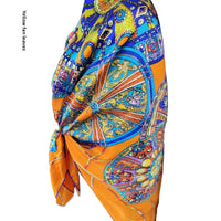 The Mulberry Square Silk Scarf